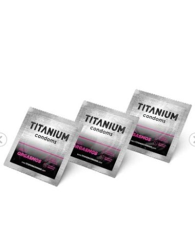 Condones titanium multiorgasmos x3