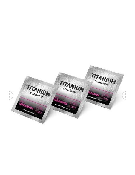 Condones titanium multiorgasmos x3