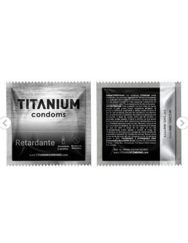Condones titanium retardante x3