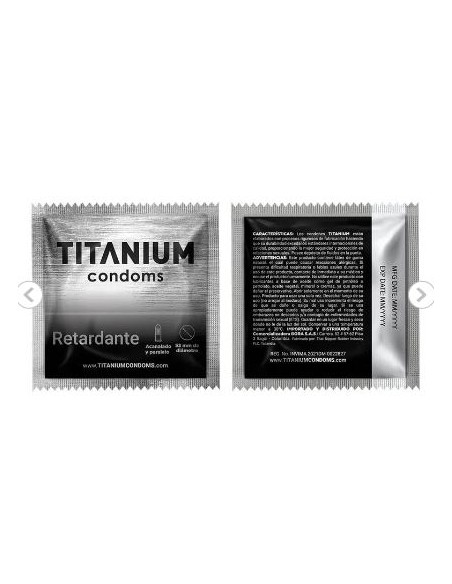 Condones titanium retardante x3