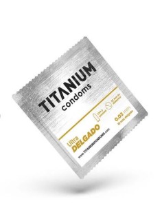 Condones titanium ultra delgado x 3
