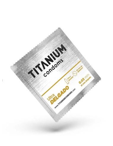 Condones titanium ultra delgado x 3