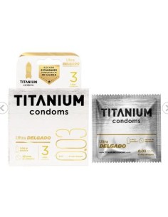Condones titanium ultra delgado x 3 2